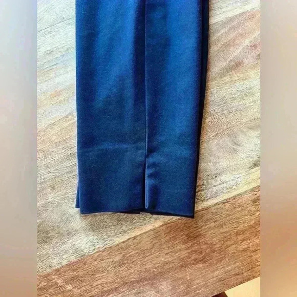 Zara Navy Blue Suit Pants | Mid Rise Trousers | Side Zipper | Size XS - Picture 4 of 10